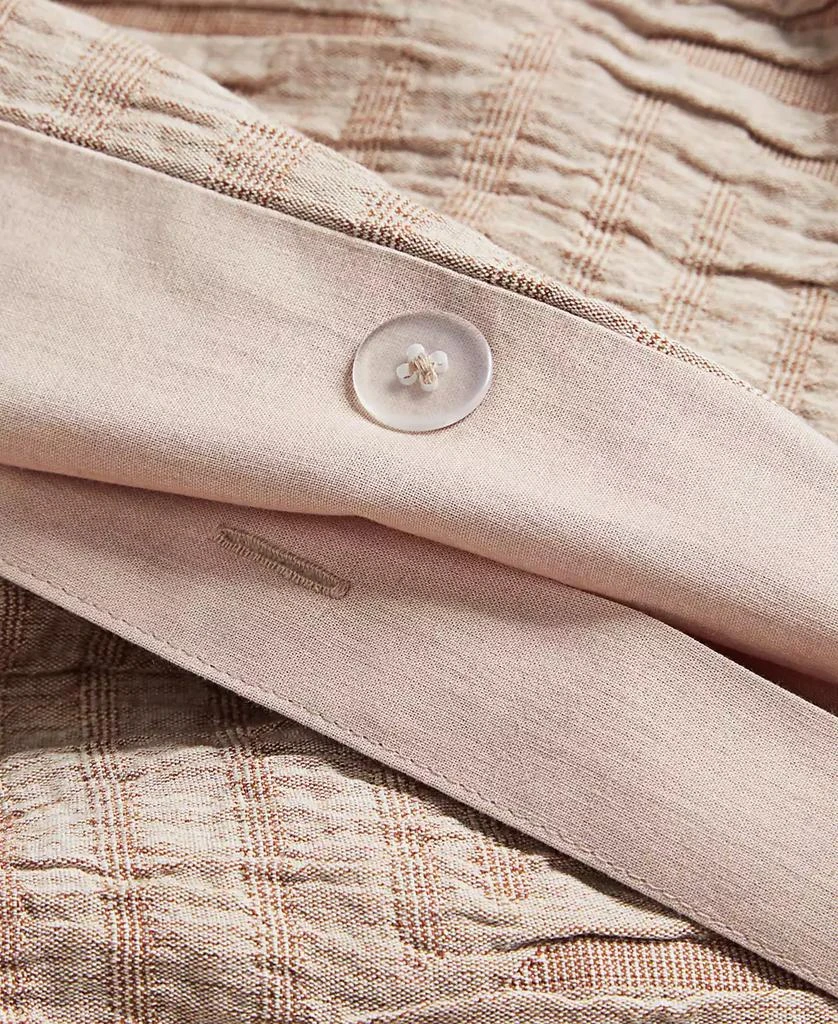 商品Oake|Concentric Square Matelassé 3-Pc. Duvet Cover Set, Full/Queen, Exclusively at Macy’s,价格¥821,第4张图片详细描述