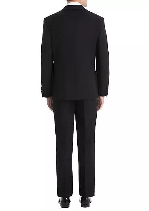 商品Ralph Lauren|Plain Black Wool Tuxedo Jacket,价格¥1986,第7张图片详细描述