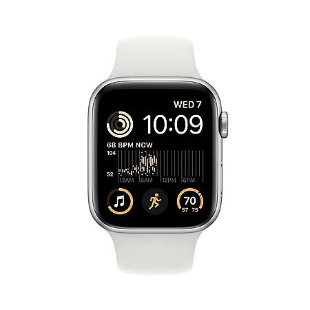 Apple Watch SE (2nd Generation) GPS + Cellular 44mm Aluminum Case with Sport Band (Choose Color and Band Size)商品第2张图片规格展示