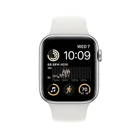 商品Apple|Apple Watch SE (2nd Generation) GPS + Cellular 44mm Aluminum Case with Sport Band (Choose Color and Band Size),价格¥2618,第2张图片详细描述