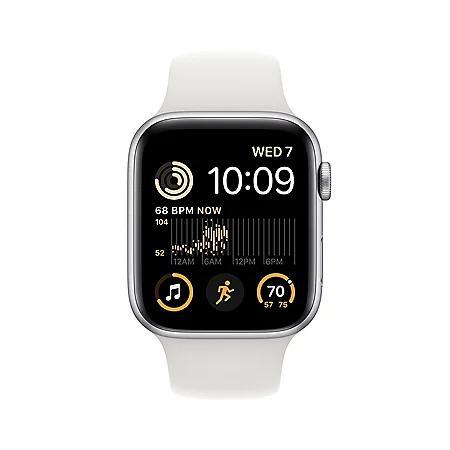 商品Apple|Apple Watch SE (2nd Generation) GPS 44mm Aluminum Case with Sport Band (Choose Color and Band Size),价格¥1989,第4张图片详细描述