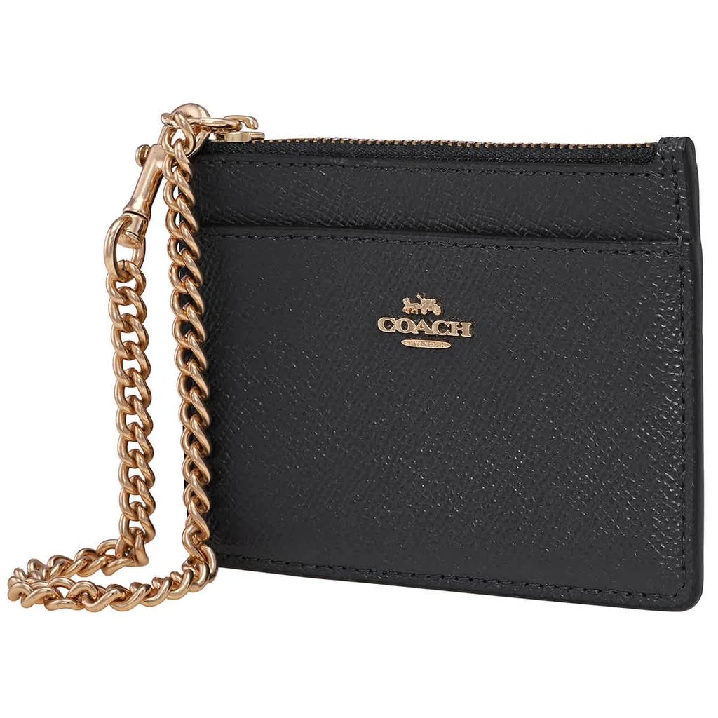 商品Coach|Coach Ladies Chain Card Case in Blue,价格¥200,第1张图片