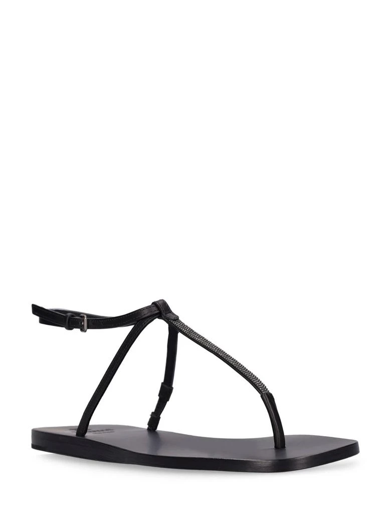 商品Brunello Cucinelli|10mm Leather Sandals,价格¥3976,第2张图片详细描述