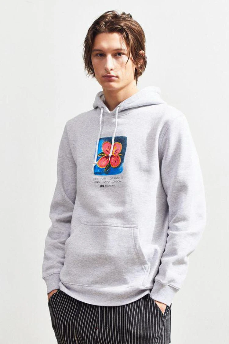 商品STUSSY|Stussy Hibiscus Hoodie Sweatshirt,价格¥454,第1张图片