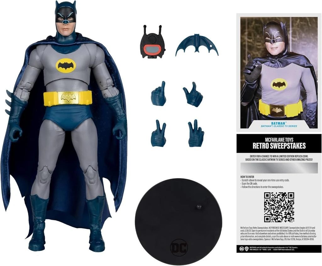 商品DC Multiverse 7" Action Figure - Batman 1966 (Adam West),价格¥279,第3张图片详细描述