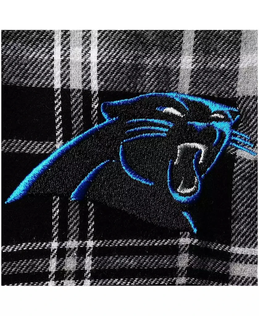 商品Concepts Sport|Men's Black Carolina Panthers Big and Tall Lodge T-shirt and Pants Sleep Set,价格¥410,第3张图片详细描述