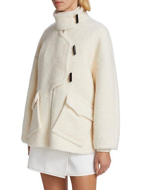 商品Ganni|Wool-Blend Boucle Jacket,价格¥3402,第6张图片详细描述