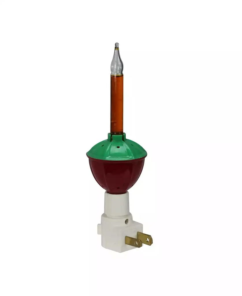商品Northlight|6.5" Red Green and Amber Christmas Bubble Night Light,价格¥52,第3张图片详细描述