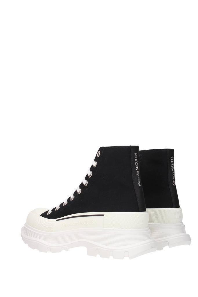 商品Alexander McQueen|Ankle Boot tread Fabric Black Beige,价格¥3588,第6张图片详细描述