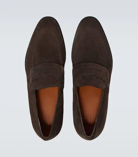 商品Zegna|绒面革乐福鞋,价格¥8838,第4张图片详细描述