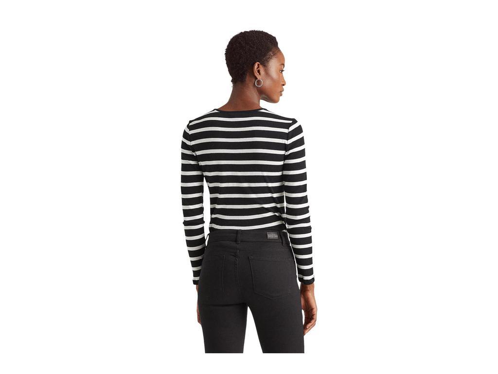 商品Ralph Lauren|Striped Button-Shoulder Top,价格¥283,第4张图片详细描述