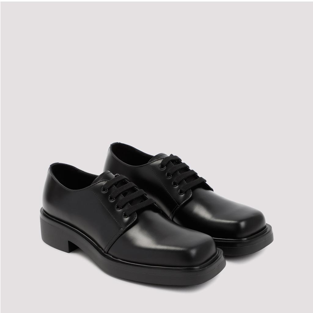 PRADA  LEATHER DERBY SHOES商品第3张图片规格展示