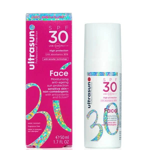 商品Ultrasun|Ultrasun SPF30 Face - 30th Anniversary 50ml,价格¥198,第1张图片