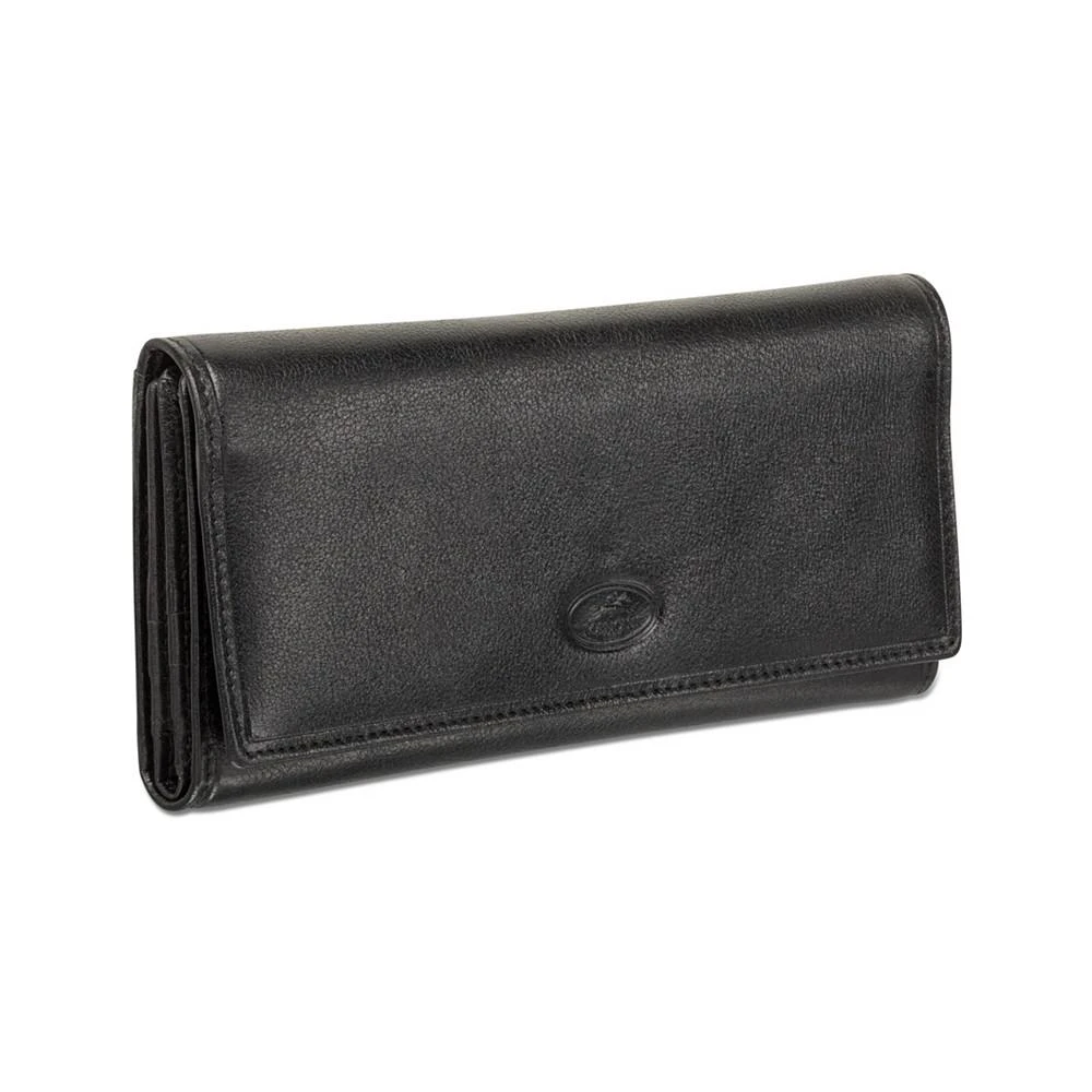 商品Mancini Leather Goods|Equestrian-2 Collection RFID Secure Trifold Wallet,价格¥881,第4张图片详细描述