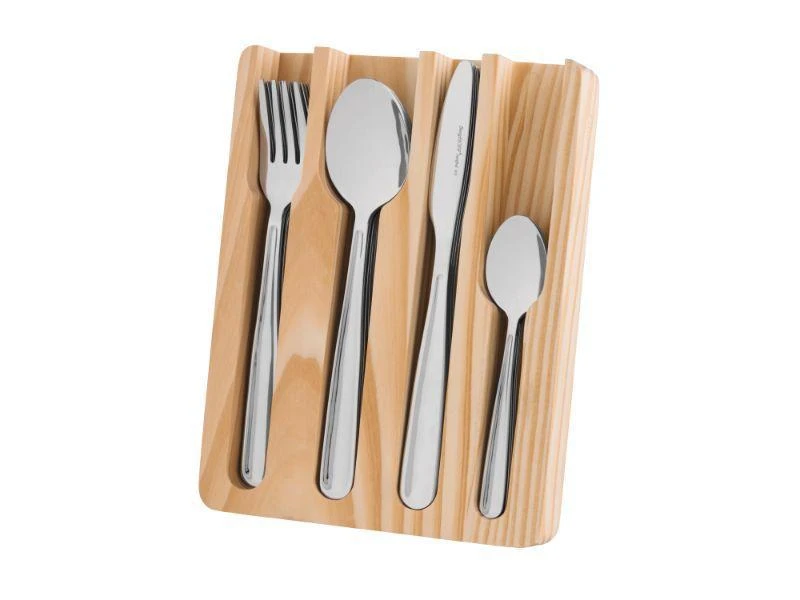 BergHOFF BergHOFF Essentials Sereno 25pc Stainless Steel Flatware Set from Premium Outlets