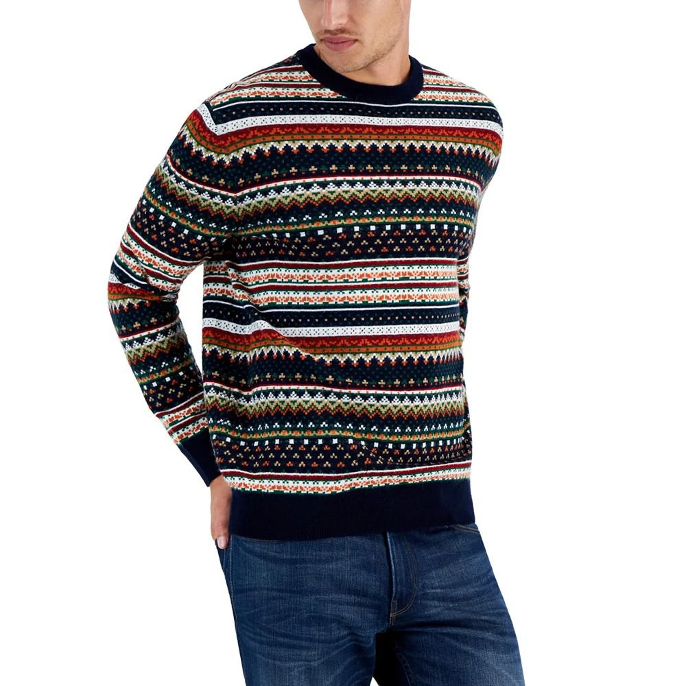 商品Club Room|Men's Dale Fair Isle Sweater, Created for Macy's,价格¥222,第1张图片