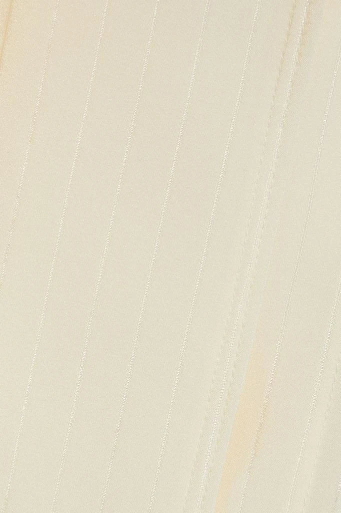 商品Chloé|Tie-neck pinstriped silk crepe de chine blouse,价格¥2259,第2张图片详细描述