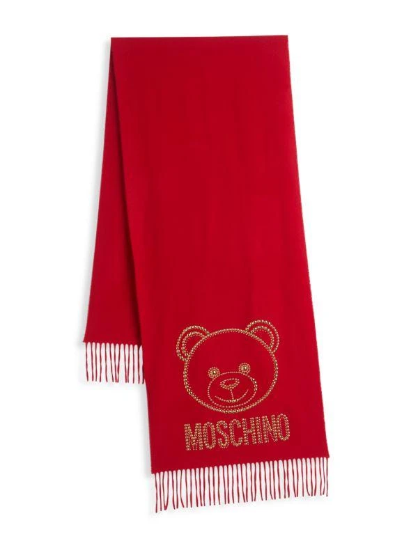 商品Moschino|Cold Weather Wool Scarf,价格¥597,第2张图片详细描述