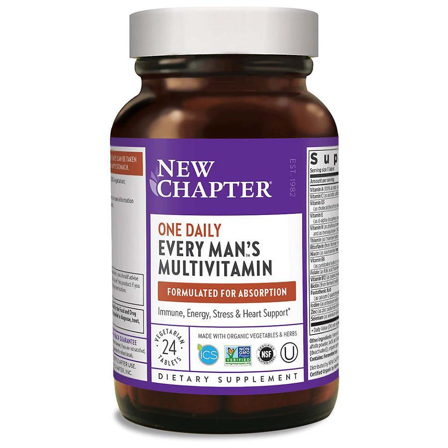 商品New Chapter|Every Man's One Daily Multivitamin, Tablets,价格¥83,第1张图片