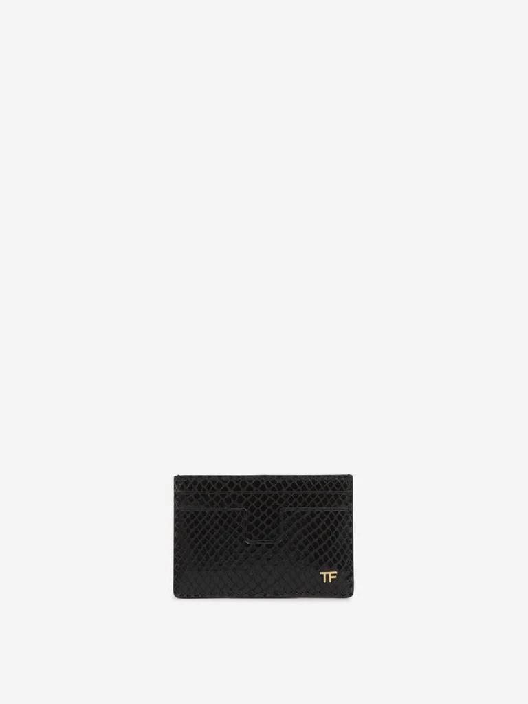 商品Tom Ford|Tom Ford Leather Logo Card Holder,价格¥2890,第1张图片