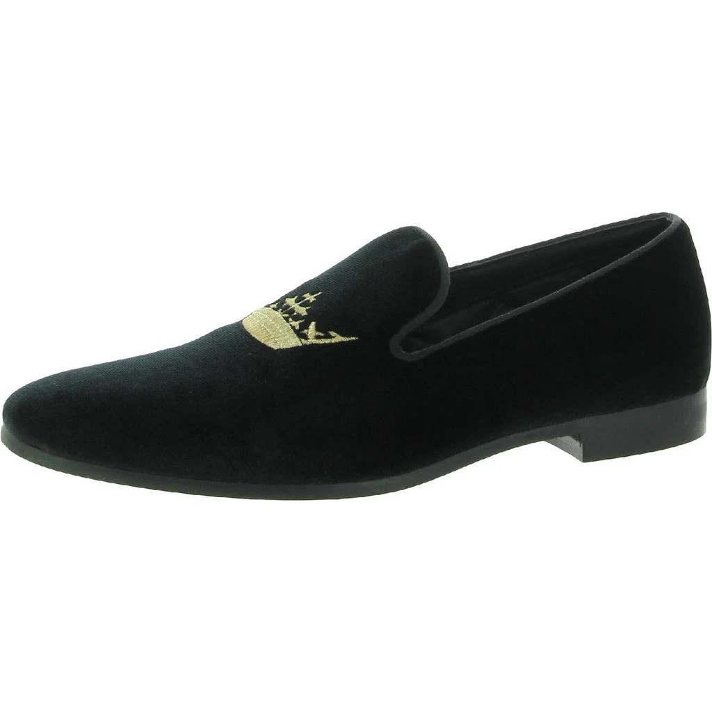 商品Steve Madden|Steve Madden Mens Edmund Velvet Embroidered Loafers,价格¥126,第1张图片