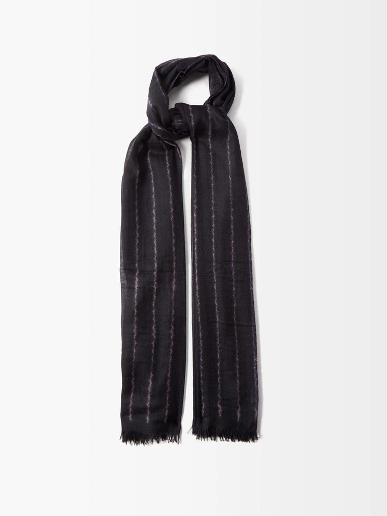 商品Isabel Marant|Alika tie-dye stripe cashmere scarf,价格¥1260,第1张图片