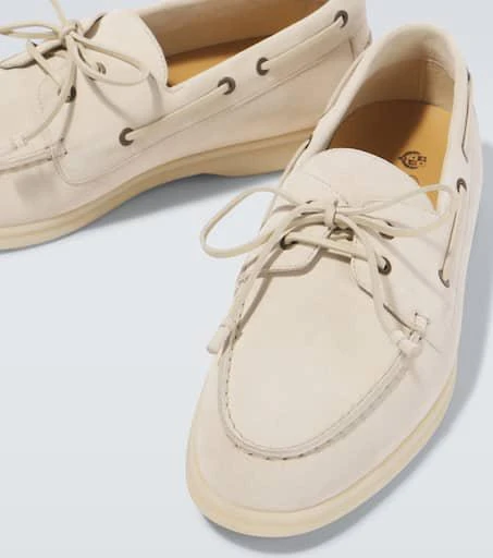 商品Loro Piana|Sea-Sail Walk suede boat shoes,价格¥8774,第2张图片详细描述
