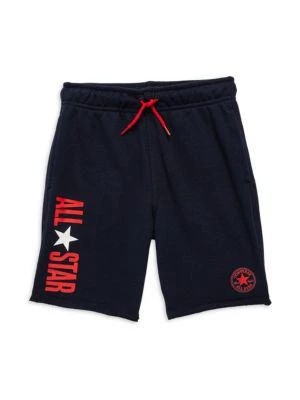 商品Converse|Little Boy's All-Star Logo Shorts,价格¥79,第1张图片