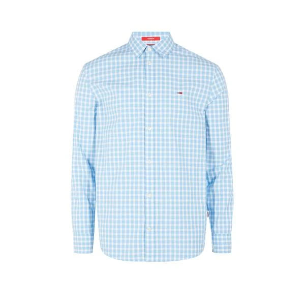 商品Tommy Hilfiger|Chemise à carreaux en popeline de coton,价格¥353,第1张图片