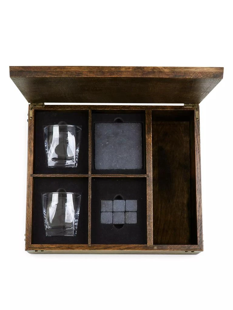 商品Picnic Time|His & Hers 11-Piece Whiskey Box Gift Set,价格¥1723,第2张图片详细描述