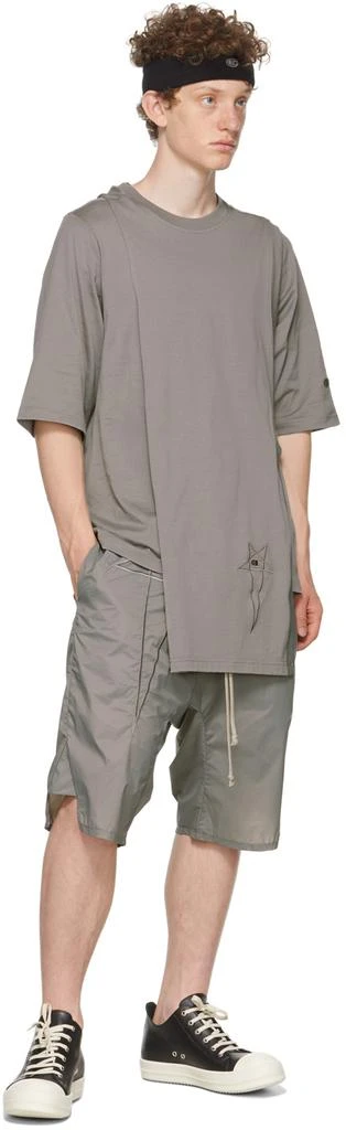 商品Rick Owens|Grey Champion Edition Nylon Swingers Shorts,价格¥833,第4张图片详细描述