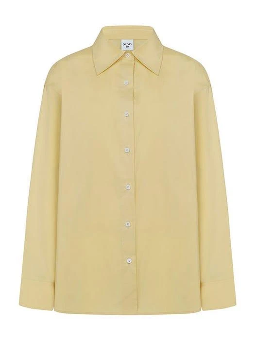 商品NUVO.10|Pin Tuck Sleeve Cotton Shirt Blouse,价格¥949,第1张图片