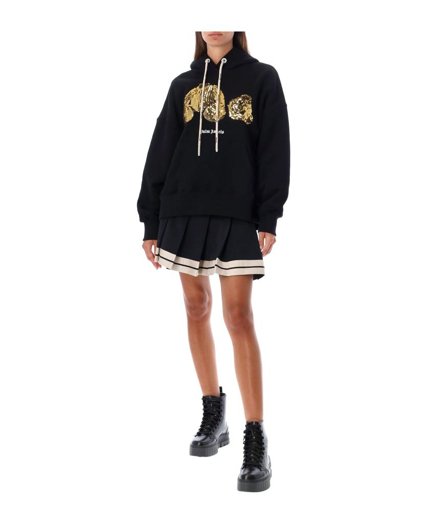 Gold Sequins Bear Hoodie商品第4张图片规格展示