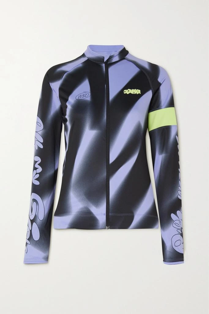 商品Rapha|X Zuzanna Rogatty “women's 100 Core” 印花骑行运动衫,价格¥540,第1张图片