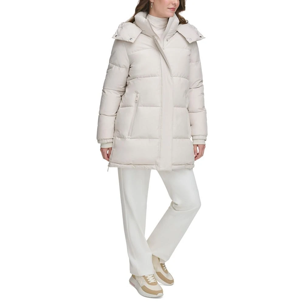 商品Calvin Klein|Women's Hooded Stand-Collar Puffer Coat,价格¥1463,第5张图片详细描述