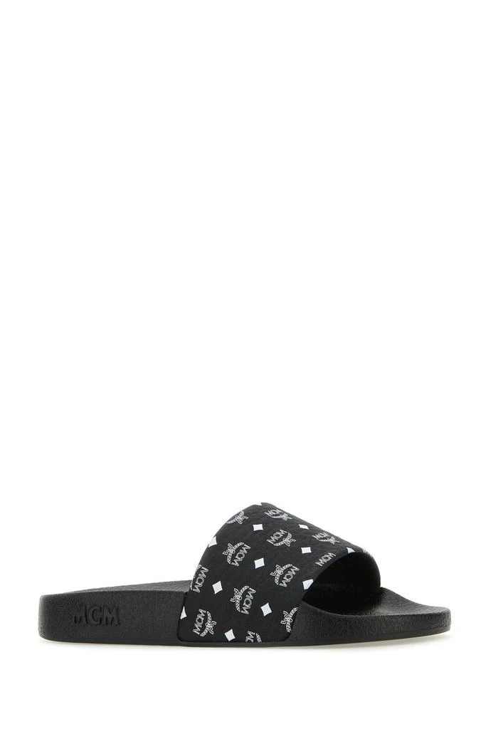 商品MCM|Black rubber slippers,价格¥968,第1张图片