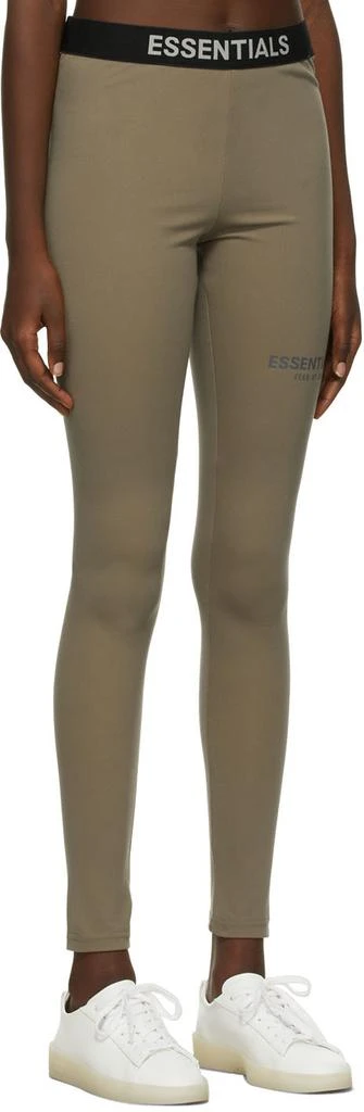 商品Essentials|Taupe Thermal Waffle Logo Lounge Pants,价格¥422,第2张图片详细描述
