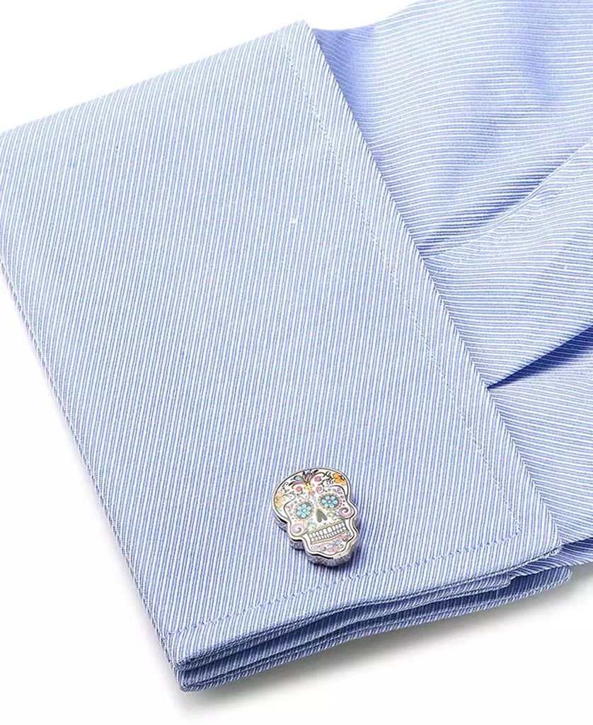 商品Cufflinks Inc.|Day of the Dead Skull Cufflinks,价格¥335,第3张图片详细描述