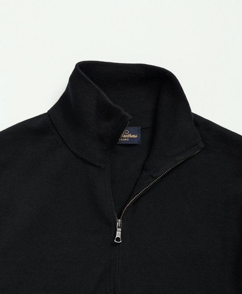 商品Brooks Brothers|Fine Merino Wool Half-Zip Sweater,价格¥916,第2张图片详细描述