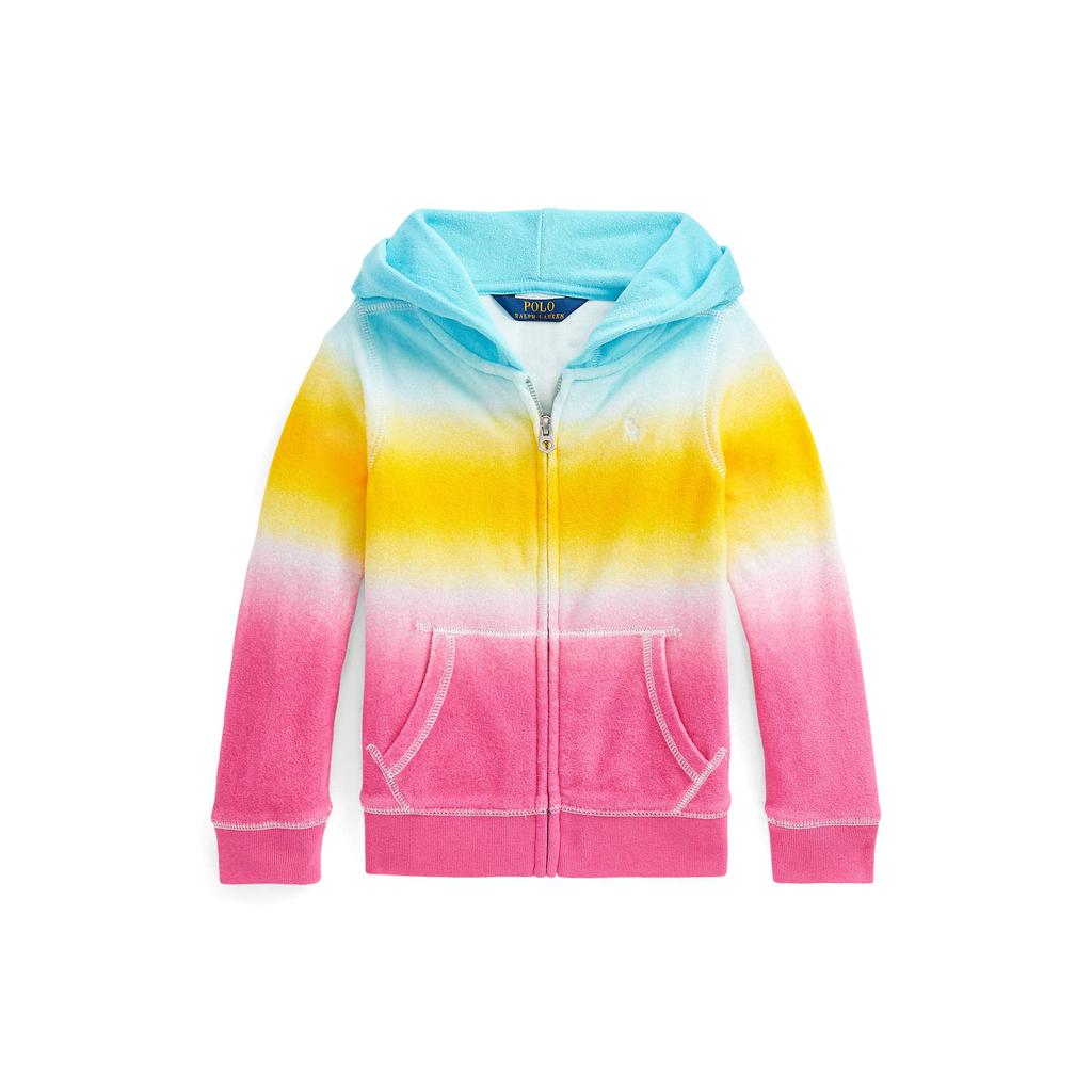 Ombré Terry Full Zip Hoodie (Little Kids)商品第1张图片规格展示