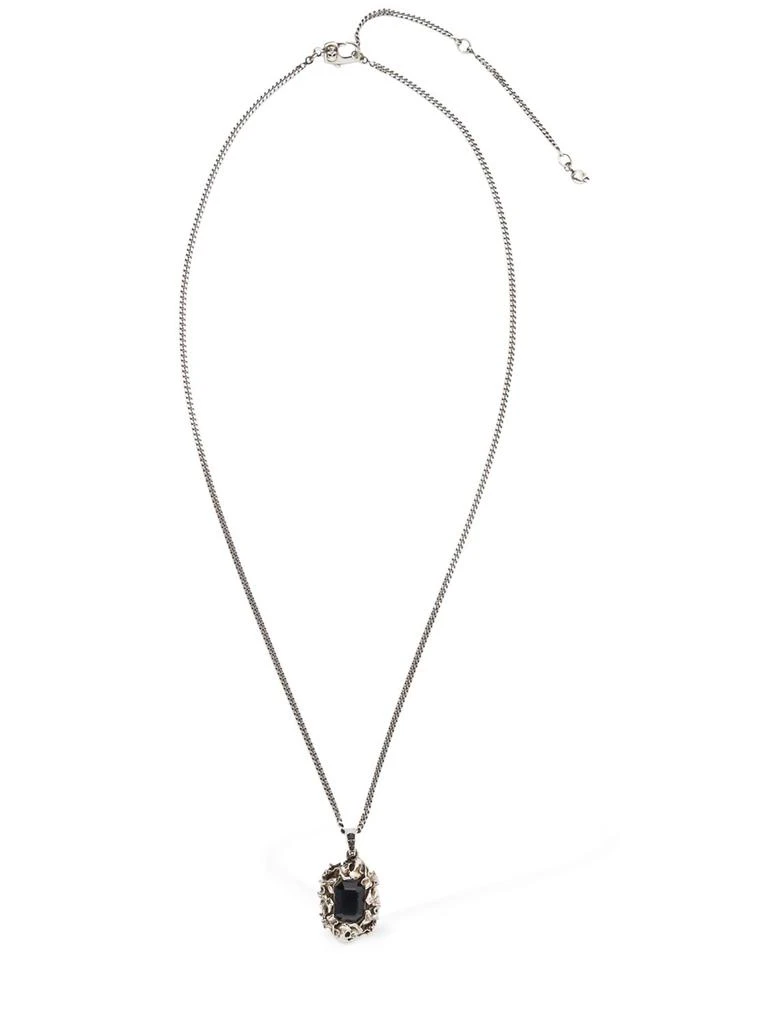 商品Alexander McQueen|Ivy Skull Brass Necklace,价格¥3745,第1张图片