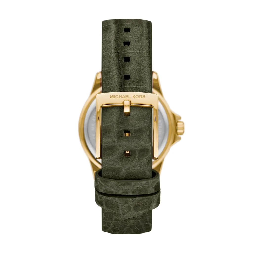 商品Michael Kors|MK4720 - Mini Everest Three-Hand Amazon Suede Croco Leather Watch,价格¥1654,第3张图片详细描述