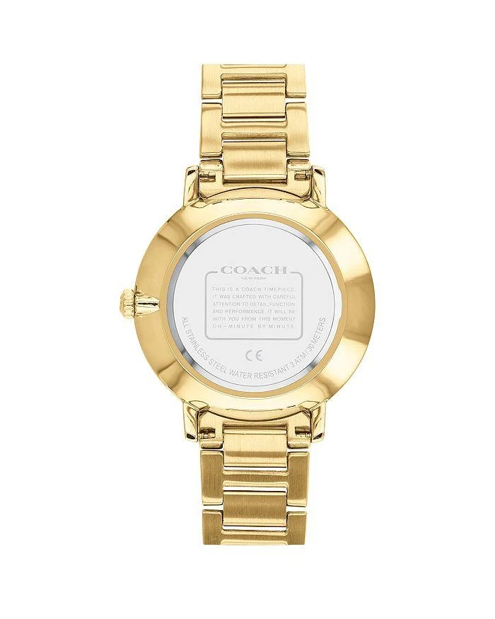 商品Coach|Audrey Gold-Tone Bracelet Watch, 35mm,价格¥2216,第2张图片详细描述