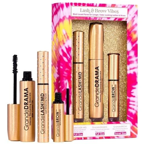 商品Grande Cosmetics|Lash and Brow Vibes Mascara and Lash Serum Set,价格¥540,第1张图片