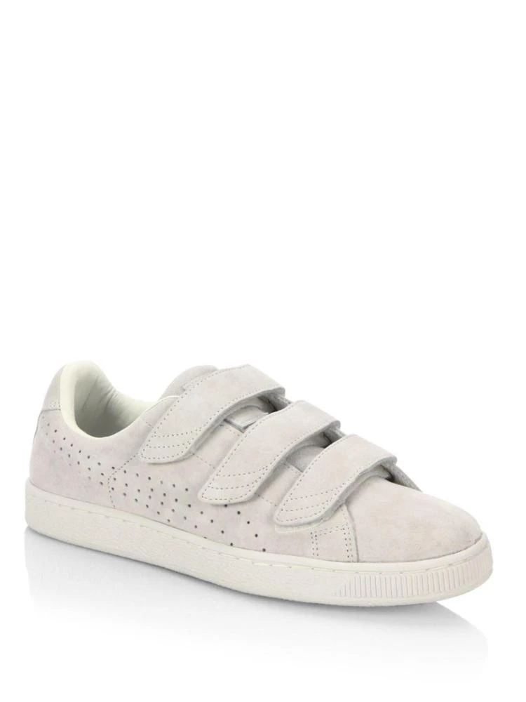 商品Puma|Basket Strap Leather Sneakers,价格¥676,第1张图片