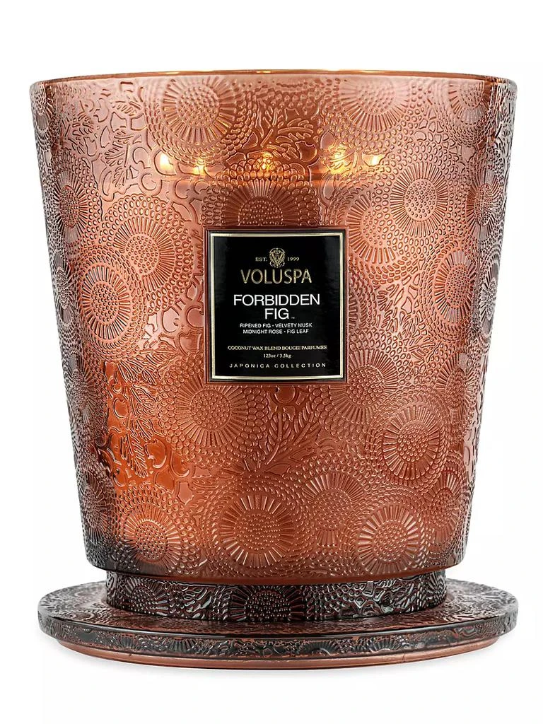 商品Voluspa|Forbidden Fig 5-Wick Hearth Candle,价格¥1688,第3张图片详细描述