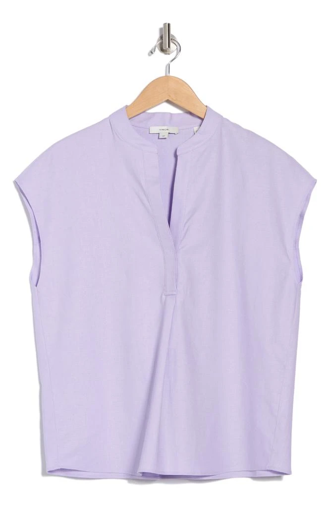 商品Vince|Linen Blend Top,价格¥325,第3张图片详细描述
