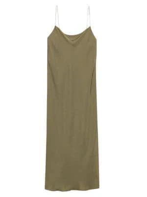 商品Theory|Satin Midi Slip Dress,价格¥515,第1张图片