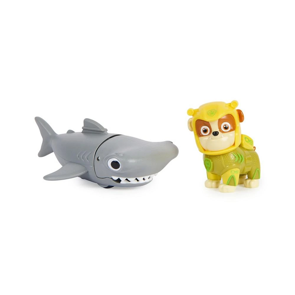 商品Paw Patrol|Aqua Pups Rubble and Hammerhead Action Figures,价格¥60,第1张图片