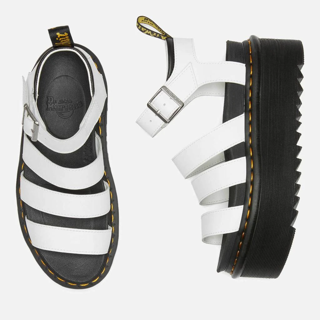 商品Dr. Martens|DR. MARTENS WOMEN'S BLAIRE QUAD SANDALS - WHITE,价格¥507,第4张图片详细描述